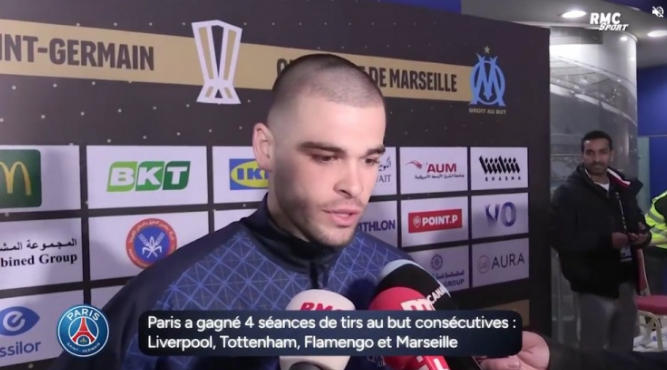 舍瓦利耶點球封神助巴黎再奪法國超級盃 自信喊話衝擊世界最佳門將