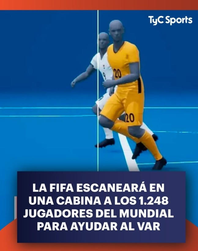 國際足聯開發AI VAR工具 2026世界杯1248球員3D建模助判決