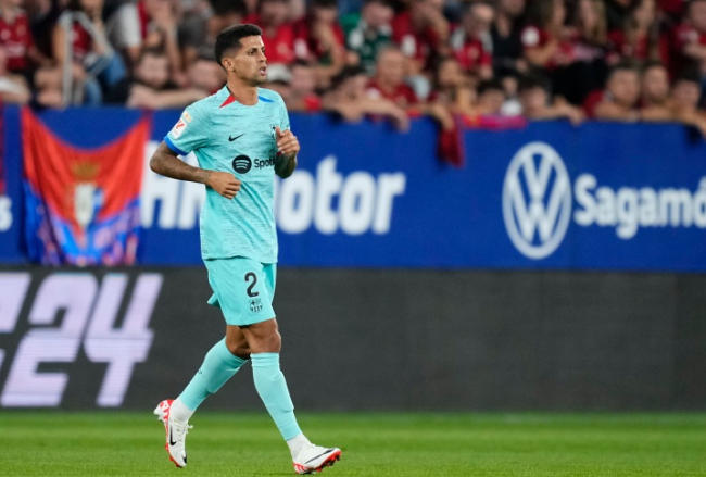 巴薩西超杯衝冠前簽坎塞洛 回歸強化兩翼防線