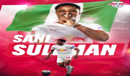 萊比錫簽下19歲邊鋒蘇萊曼·薩尼，合同至2031年