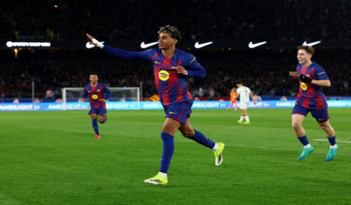 亞馬爾破門追平姆巴佩紀錄，巴薩新星91場西甲攻入23球創歷史